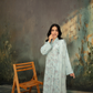 Popus Premium Embroidered Soft Karandi 3-Piece Unstitched Suit with Chiffon Dupatta