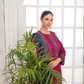 Popus by MGM Textiles – "Royal Indigo" Stitched 3-Piece Printed Lawn Suit