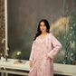 Popus Premium Embroidered Soft Karandi 3-Piece Unstitched Suit with Chiffon Dupatta