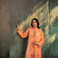 Popus Luxury Soft Karandi 3-Piece Unstitched Suit (Embroidered Shirt & Chiffon Dupatta)