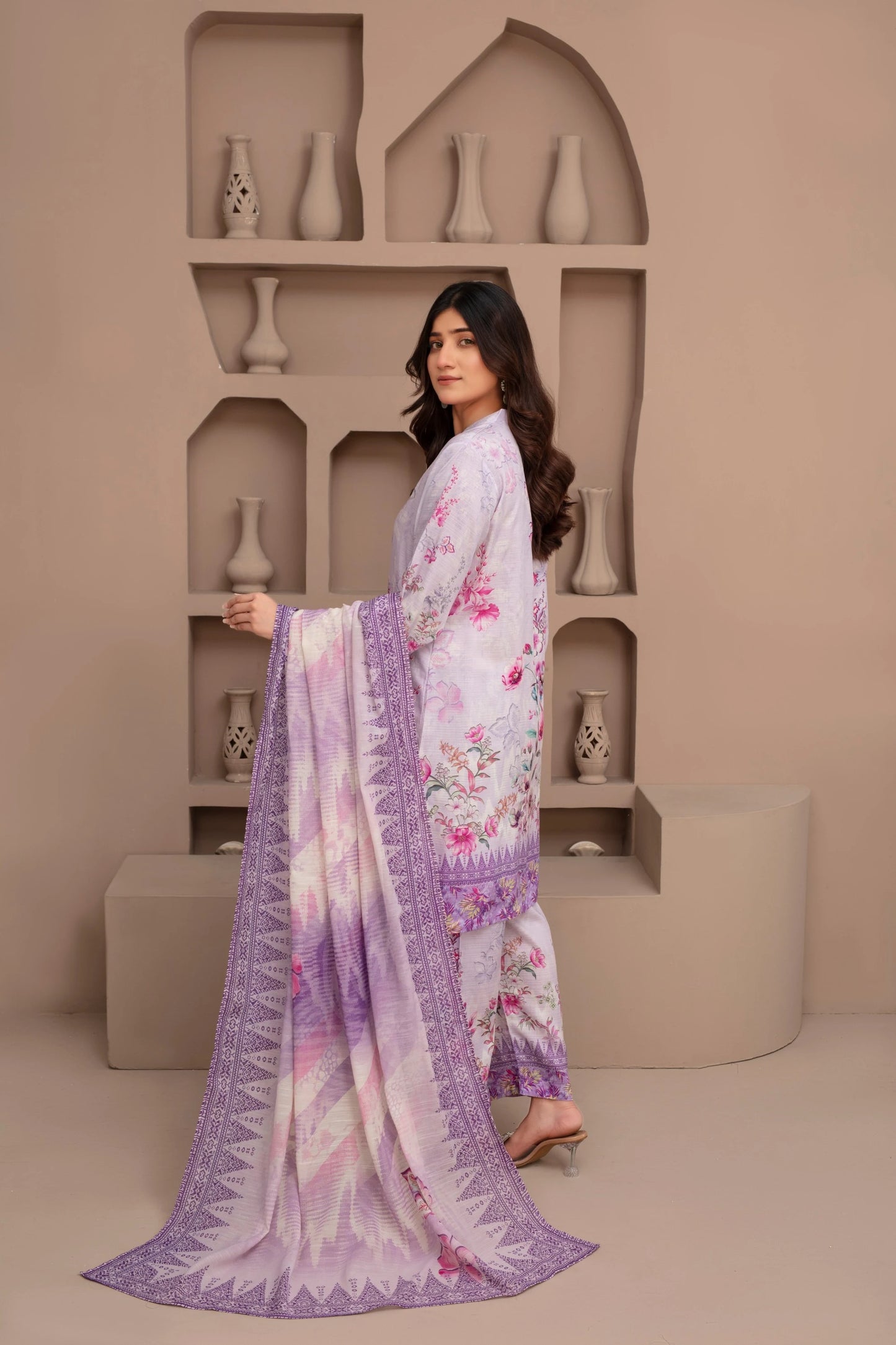 Elegant 3PC Viscose Winter Suit – Cozy Winter Wear with Premium Finish by Popus