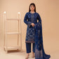 Popus Three Piece Embroidered Lawn Suit With Embroidered Fancy Dupata