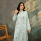 Popus Premium Embroidered Soft Karandi 3-Piece Unstitched Suit with Chiffon Dupatta