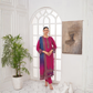 Popus by MGM Textiles – "Royal Indigo" Stitched 3-Piece Printed Lawn Suit