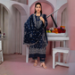 POPUS Embroidered Danak Suit with Shawl