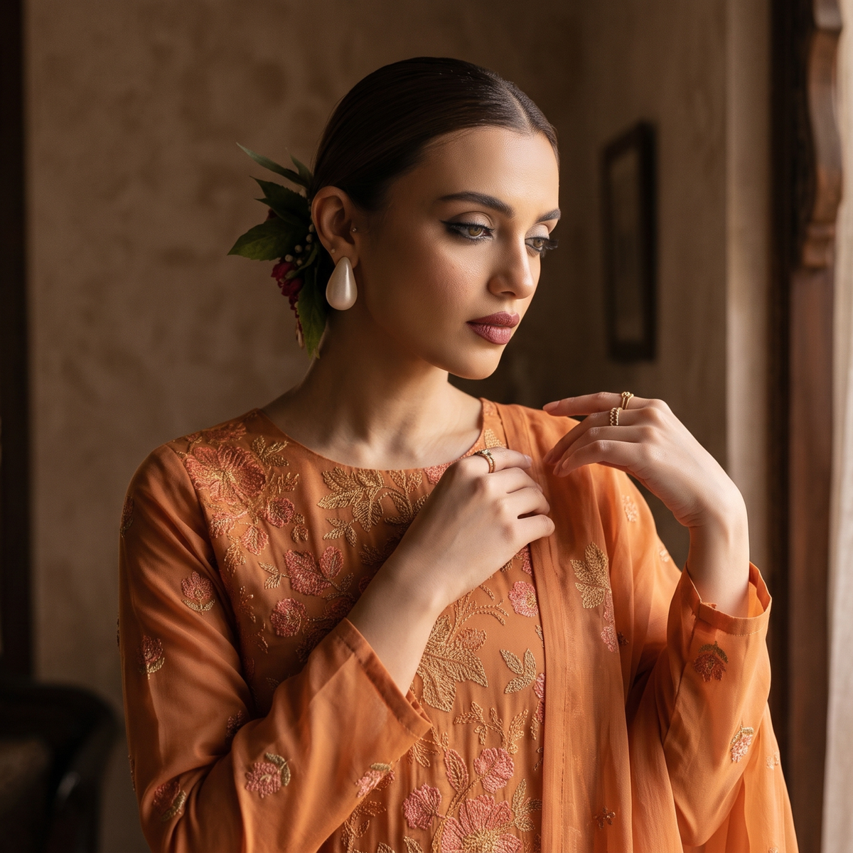 Embroidered 3-Piece Unstitched Suit