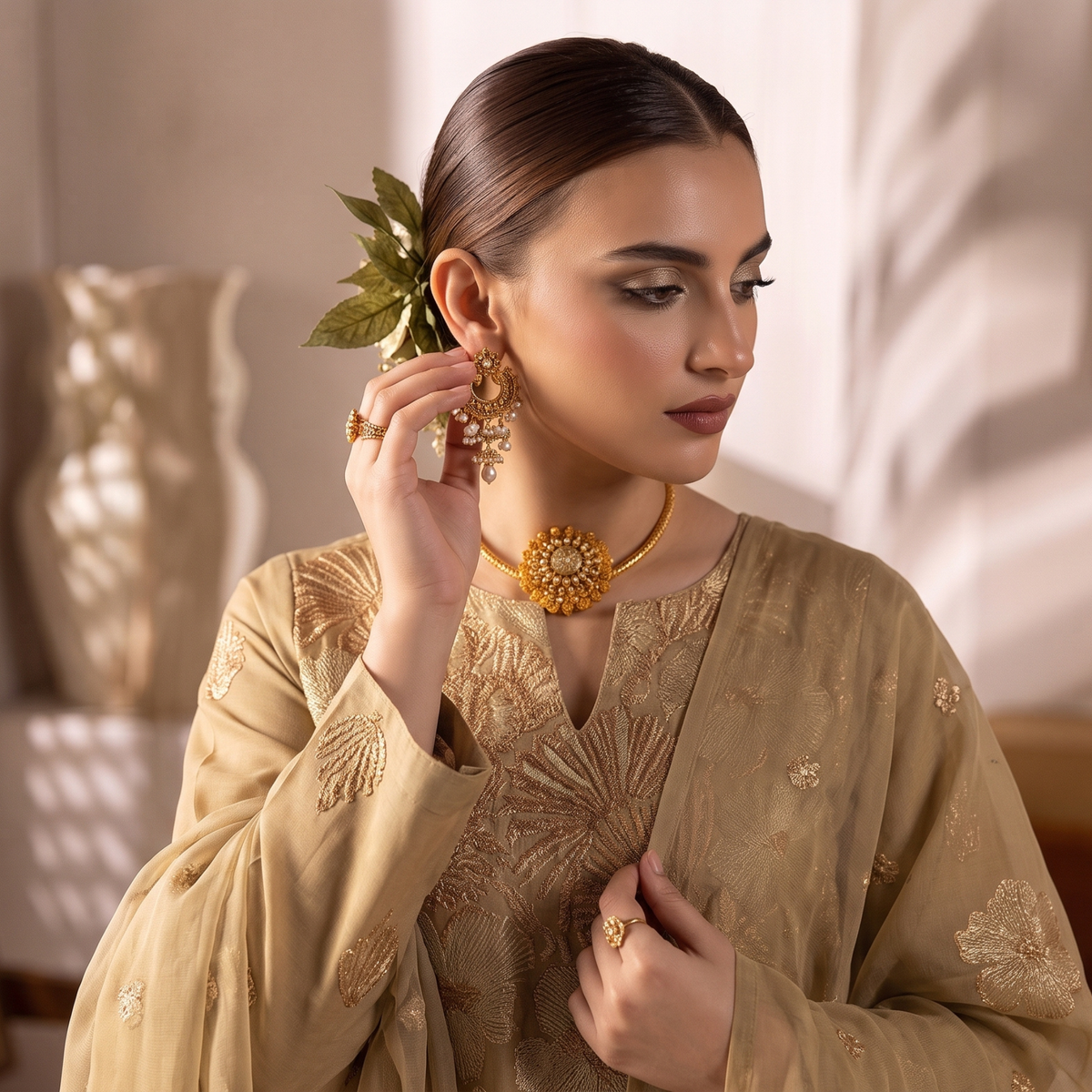 Embroidered 3-Piece Unstitched Suit