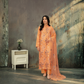 Popus Luxury Soft Karandi 3-Piece Unstitched Suit (Embroidered Shirt & Chiffon Dupatta)