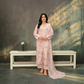 Popus Premium Embroidered Soft Karandi 3-Piece Unstitched Suit with Chiffon Dupatta