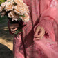 Blush Petals Embroidered  3 Pc Suit By Popus