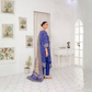 Popus by MGM Textiles – "Cobalt Opulence" Stitched 3-Piece Printed Lawn Suit