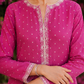 Popus – Magenta Bloom Stitched 2-Piece Cotton Lawn Maxi