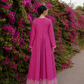 Popus – Magenta Bloom Stitched 2-Piece Cotton Lawn Maxi